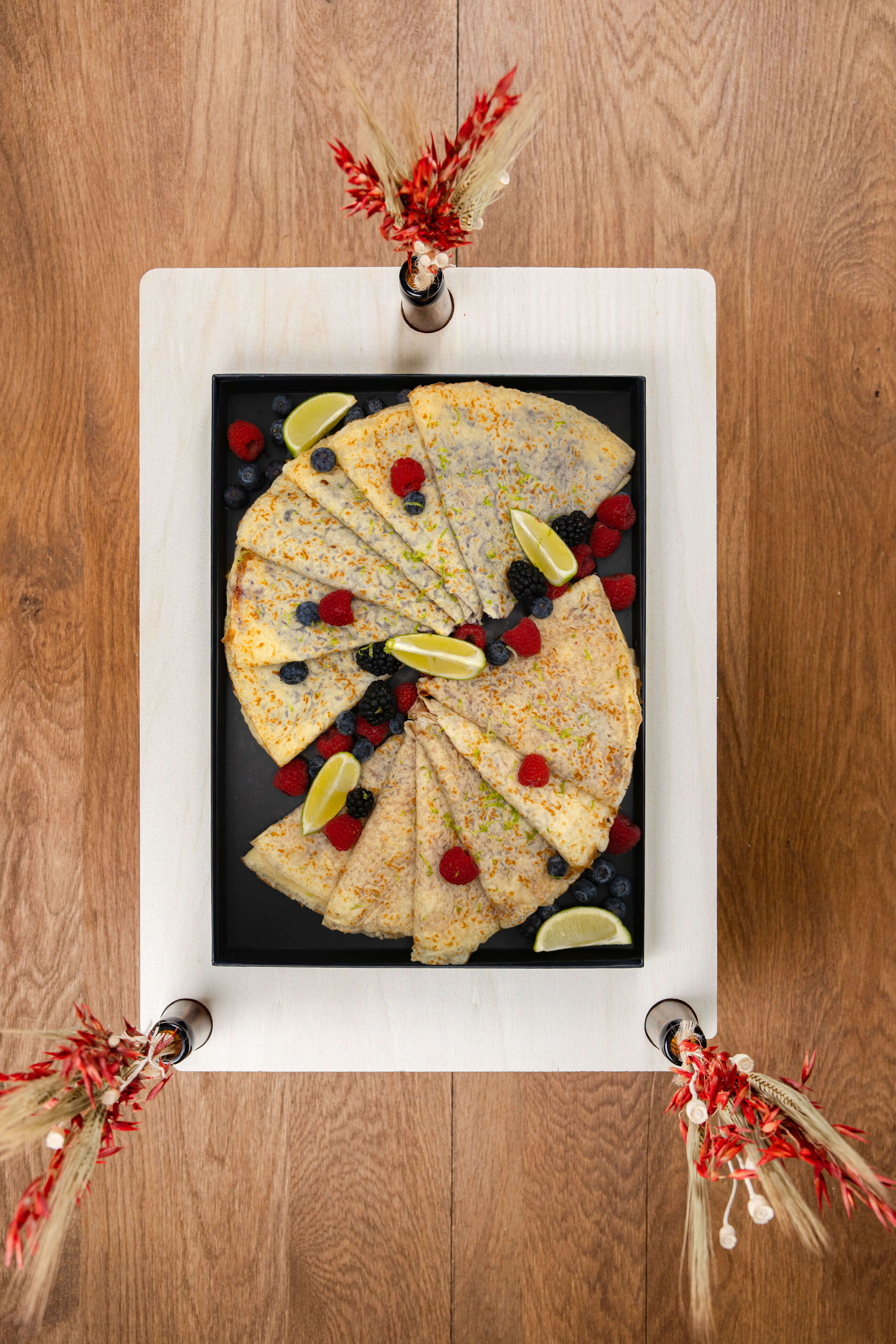 Plateau de Crêpes Fruits Rouges