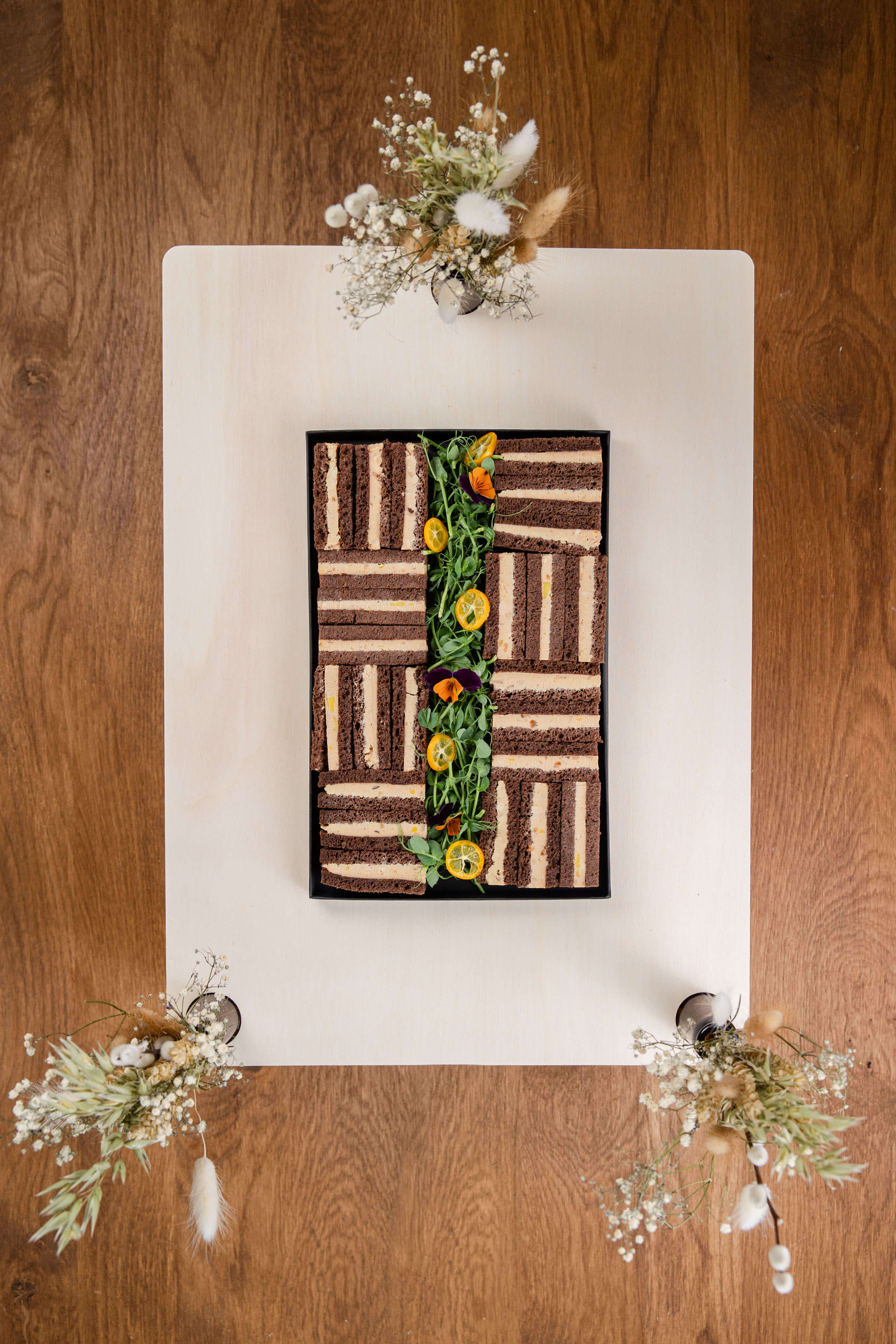 Fingers Foie gras cacao