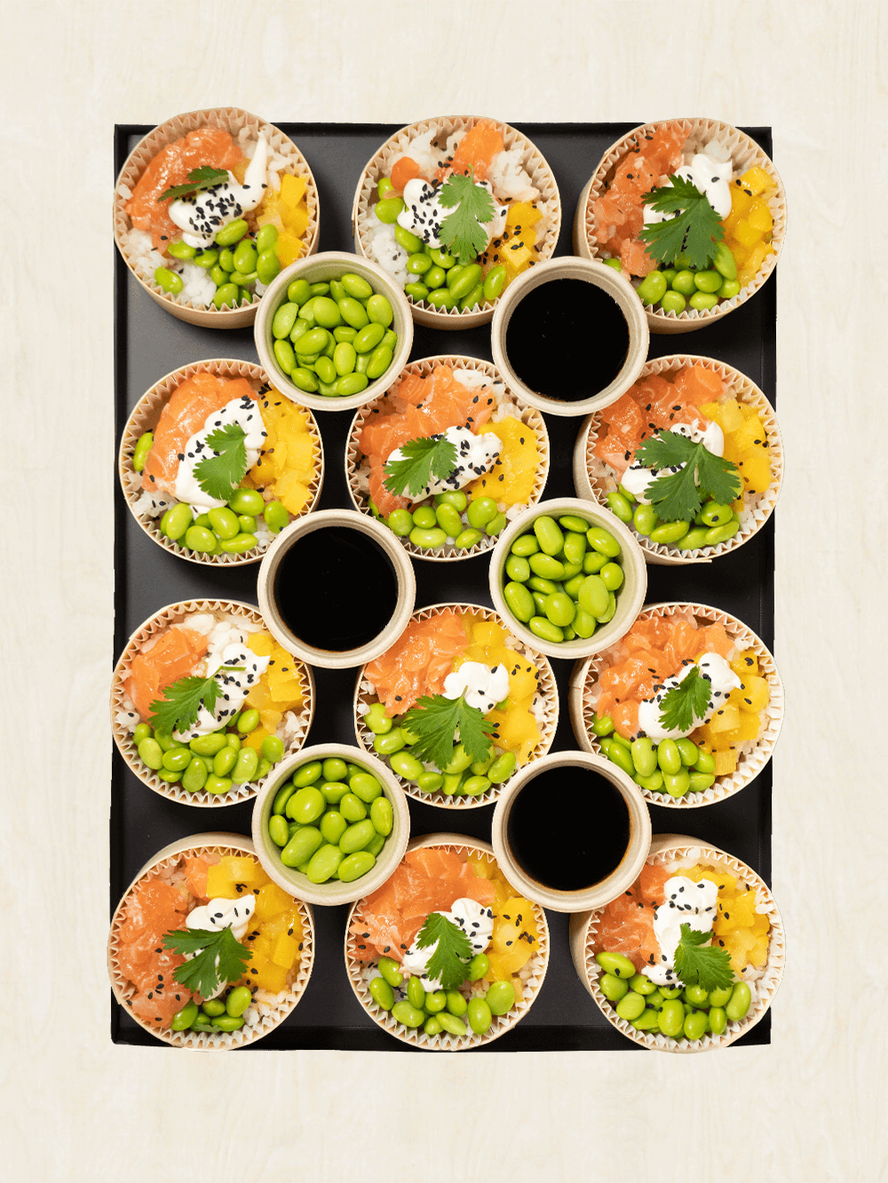 12 Poke bowls - Saumon