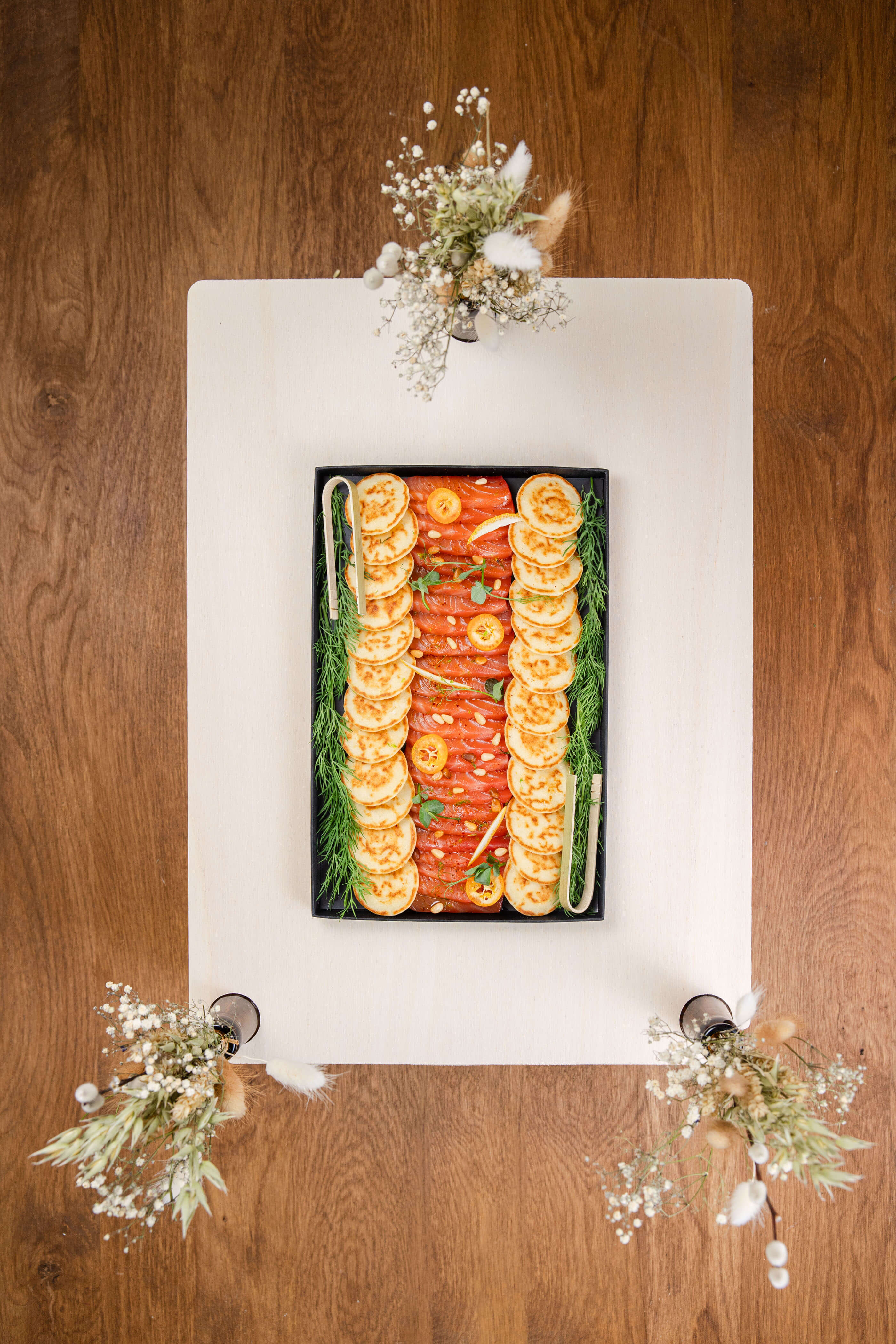 Plateau de Saumon gravlax