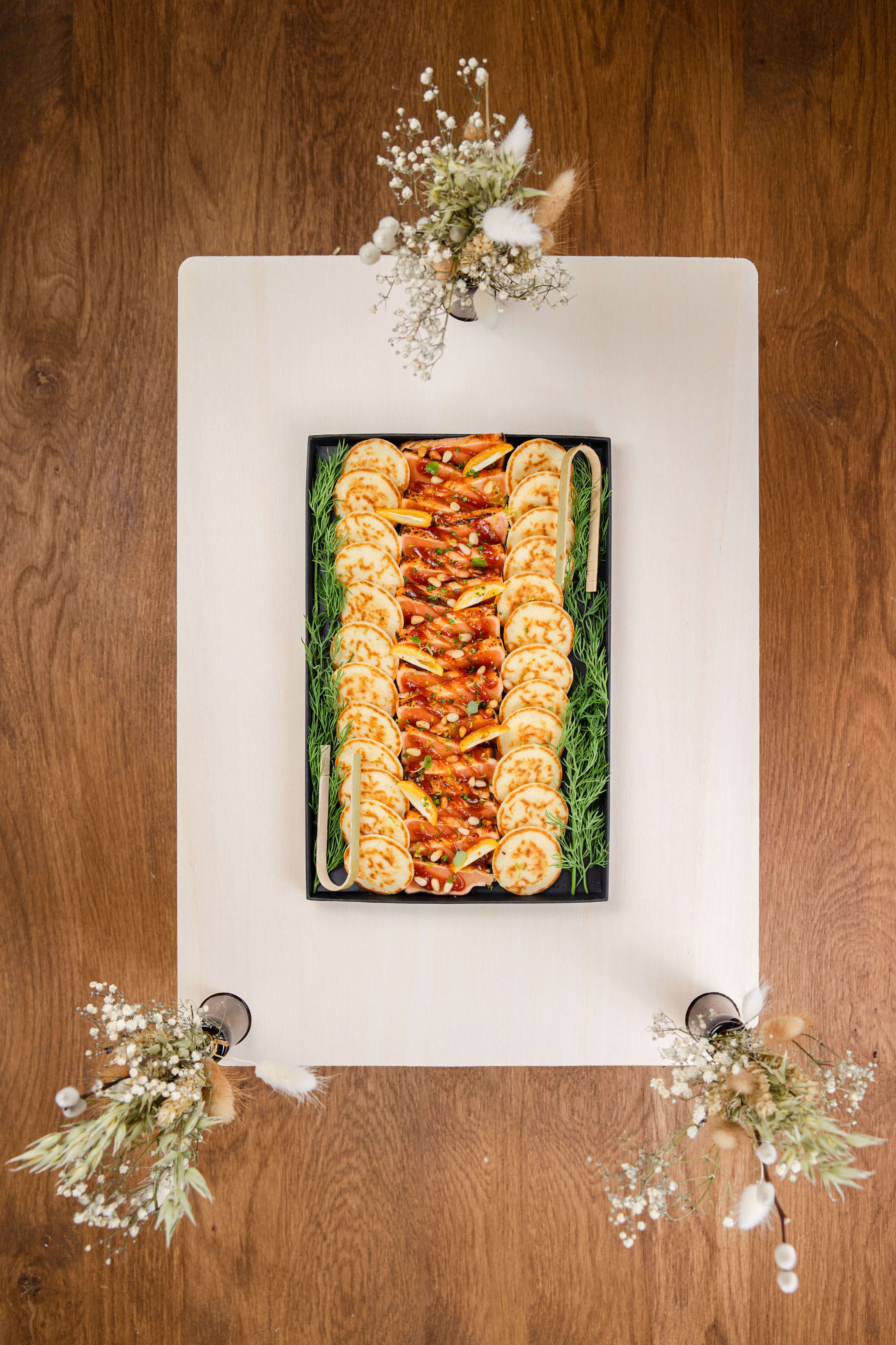 Plateau de Tataki de saumon