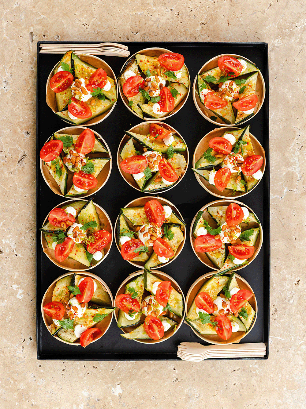 Courgette Caprese đ±