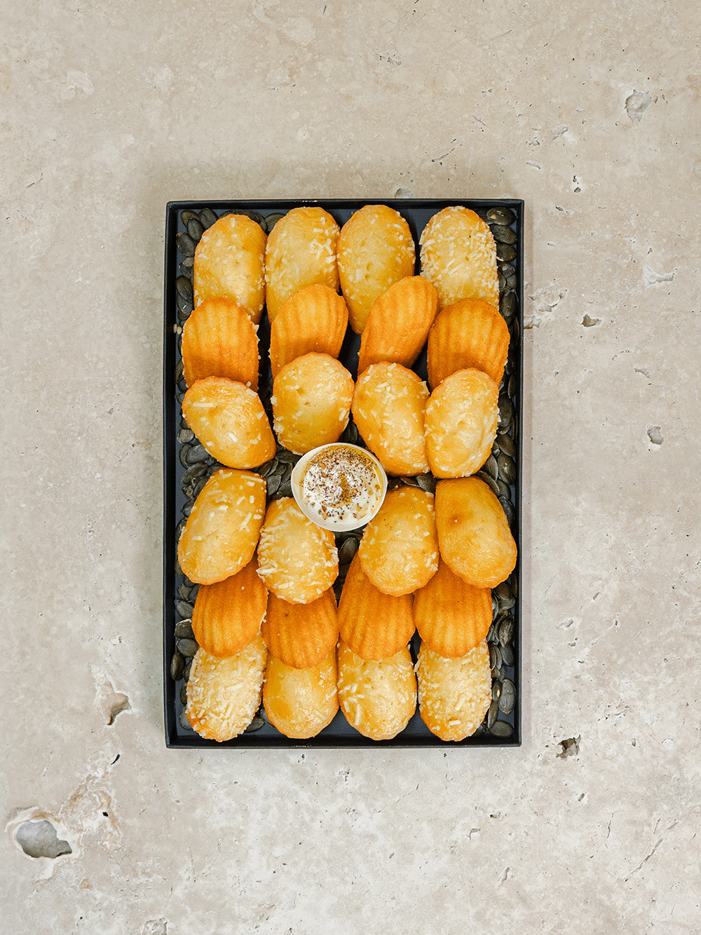 Mini Madeleines Cheddar 🌱