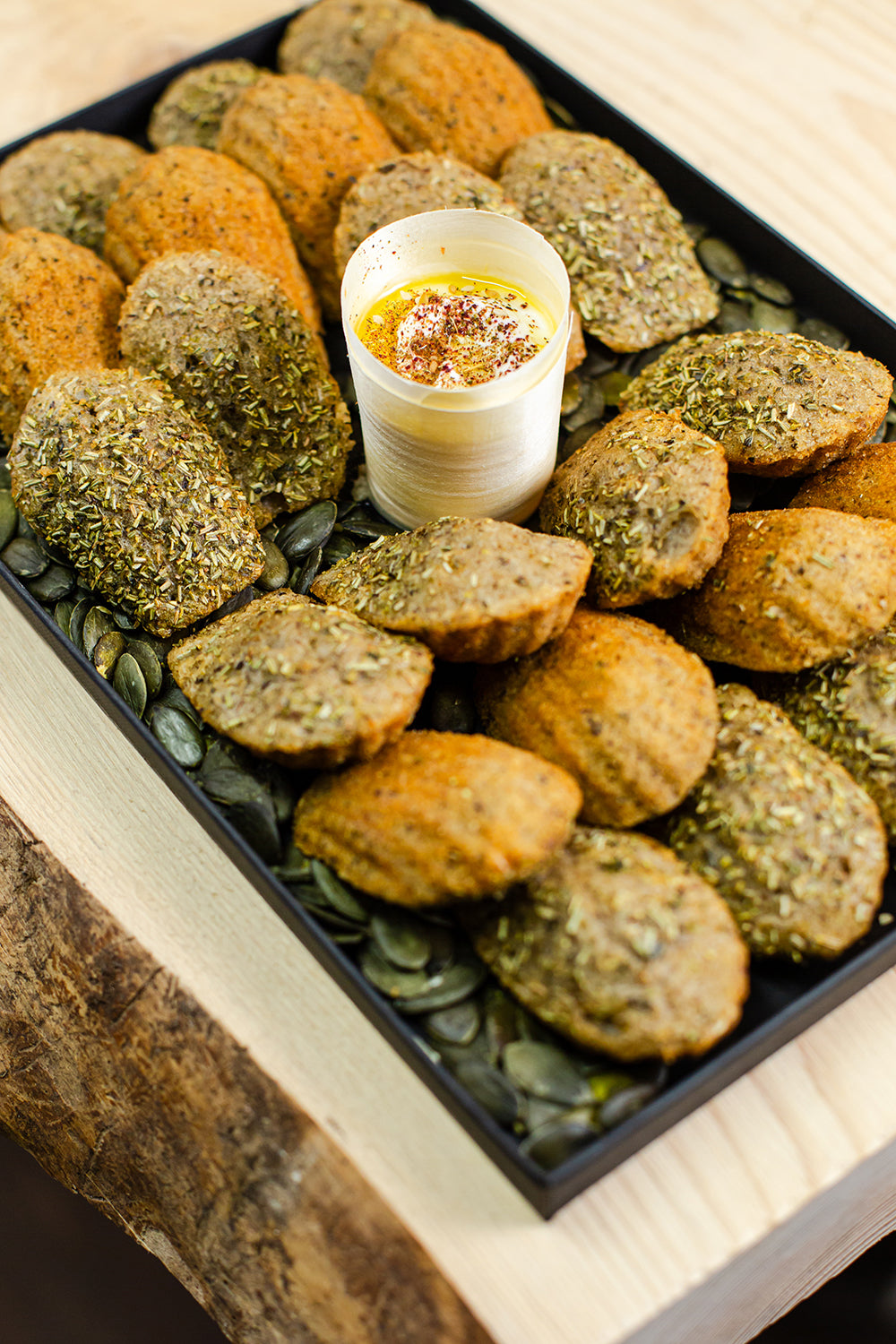 Mini Madeleines Olive 🌱