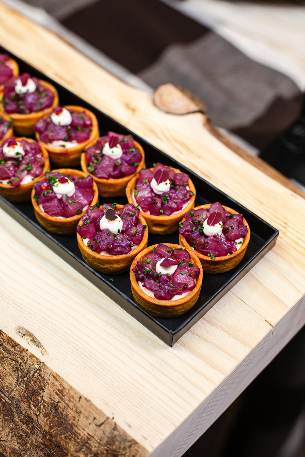 Mini tartelettes Dorade Myrtilles