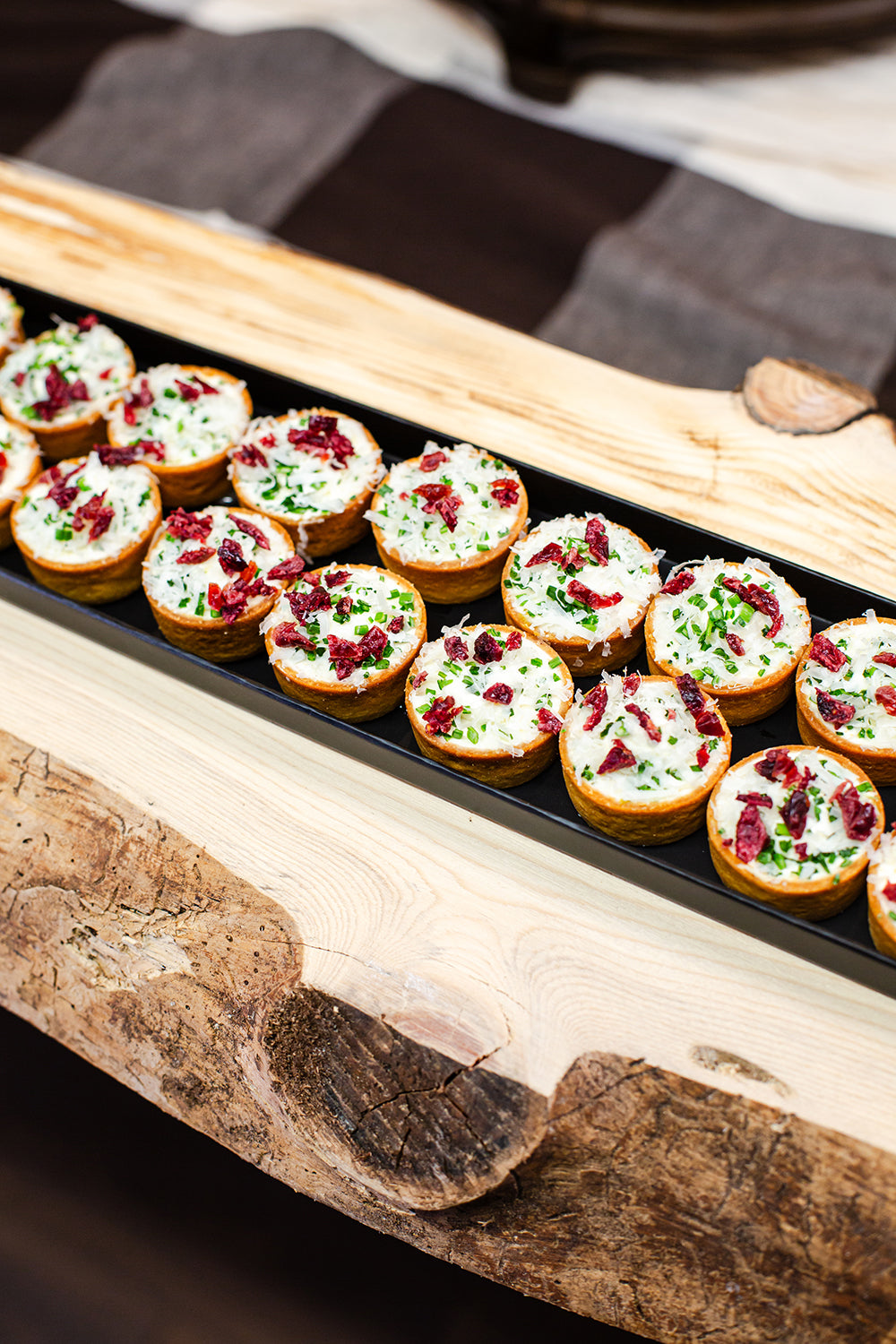 Mini tartelettes Poireau BrulĂ© đ±