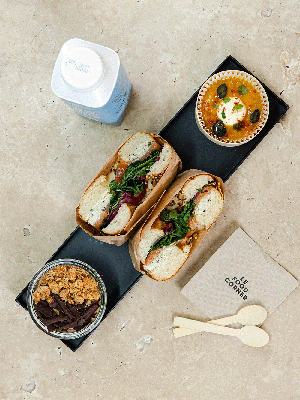 Plateau-Repas Bagel Truite