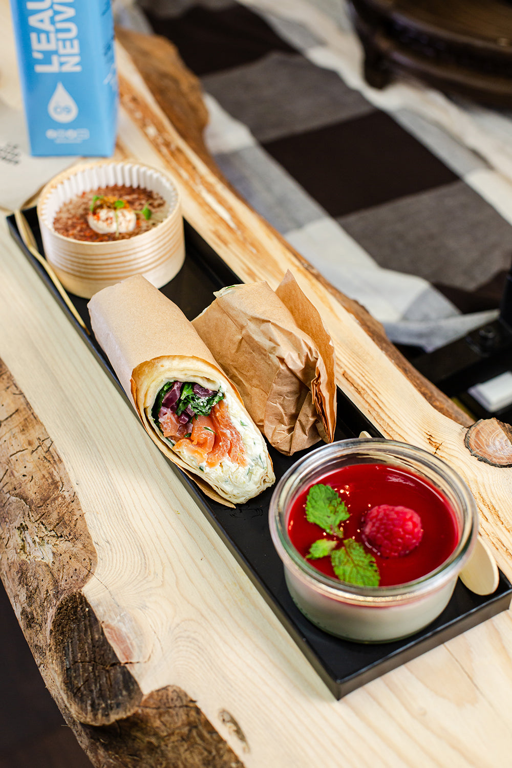 Plateau repas Wrap Truite