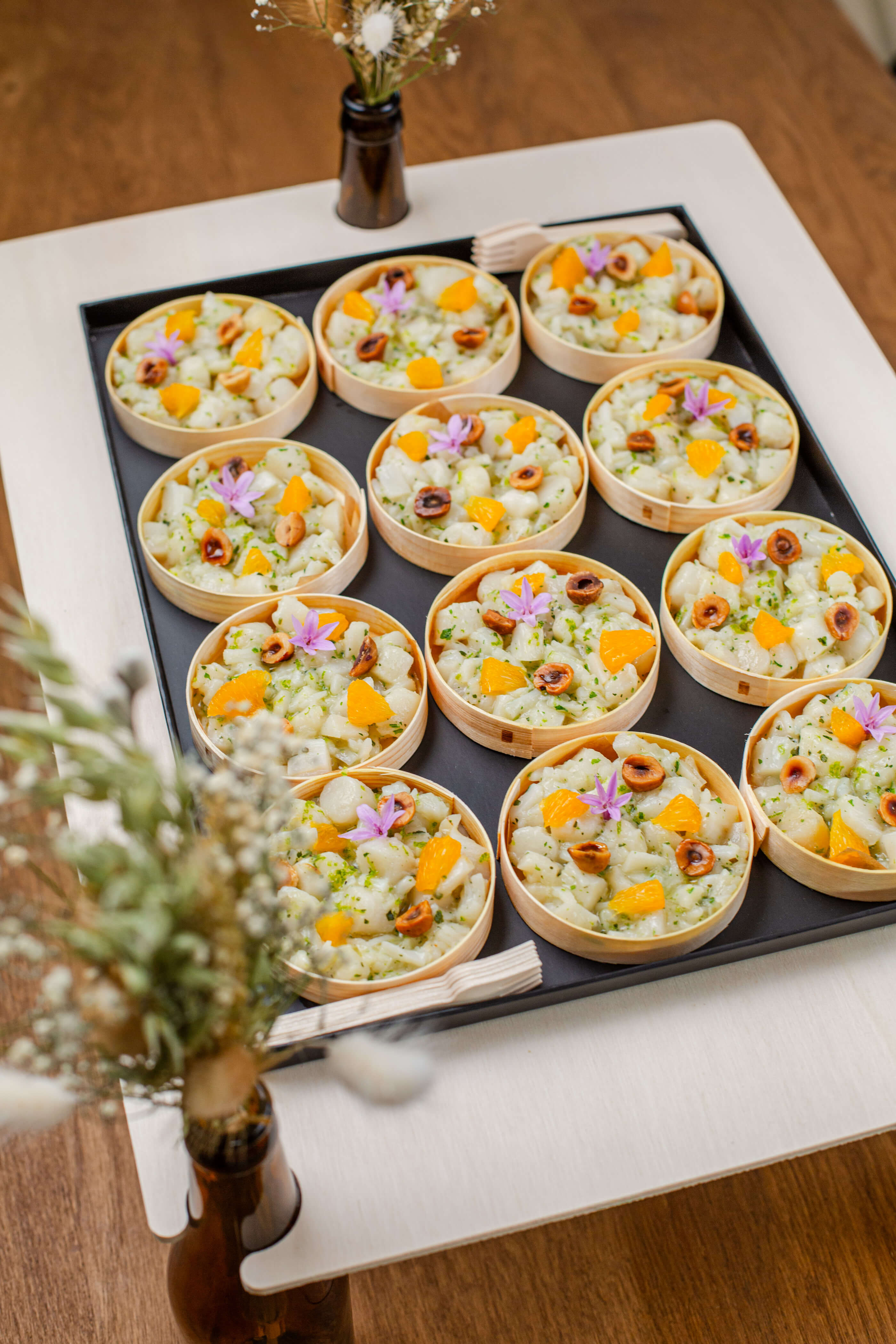 Ceviche de St Jacques aux agrumes