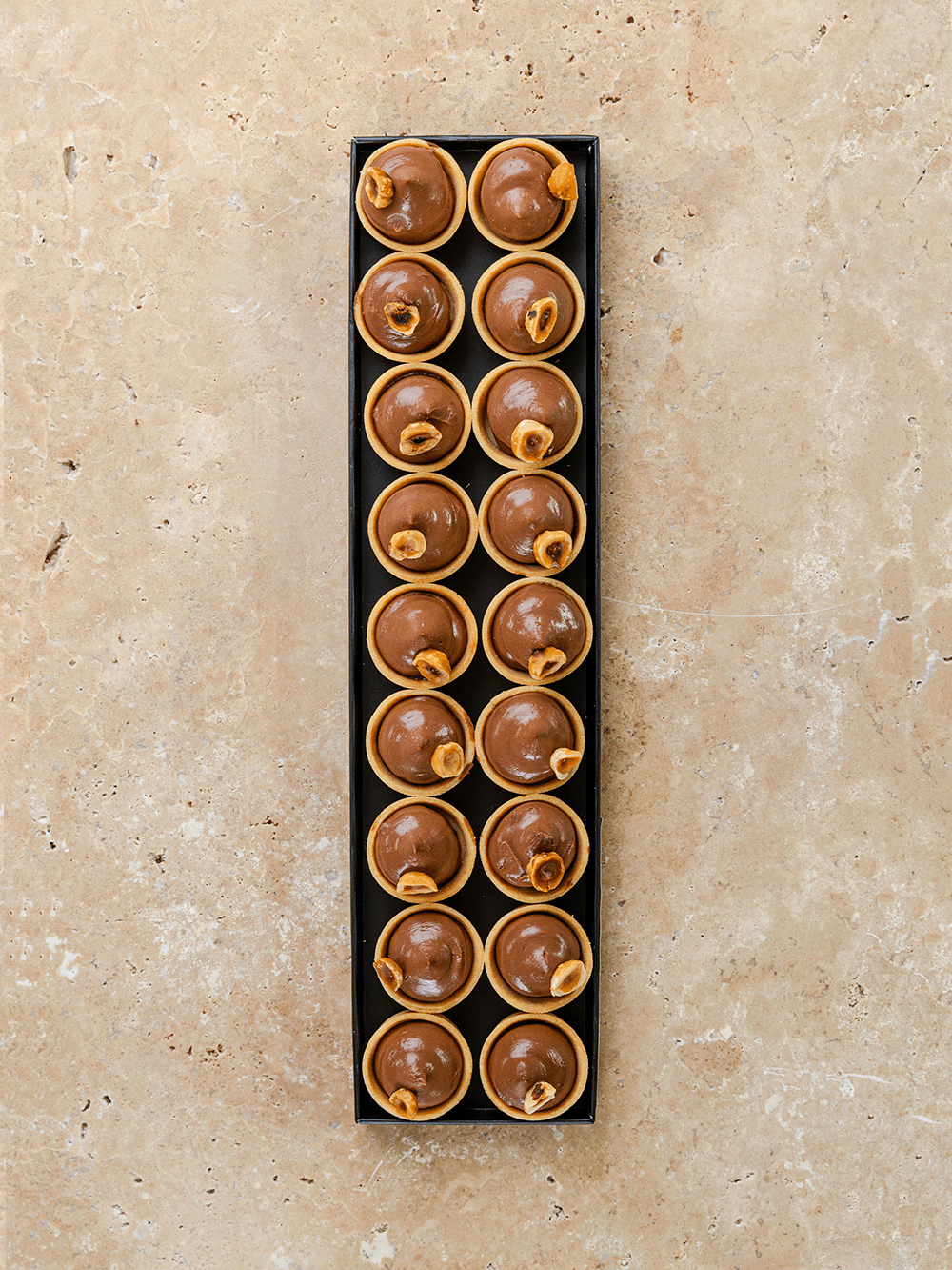 Mini Tartelettes Chocolat et Praliné Noisette