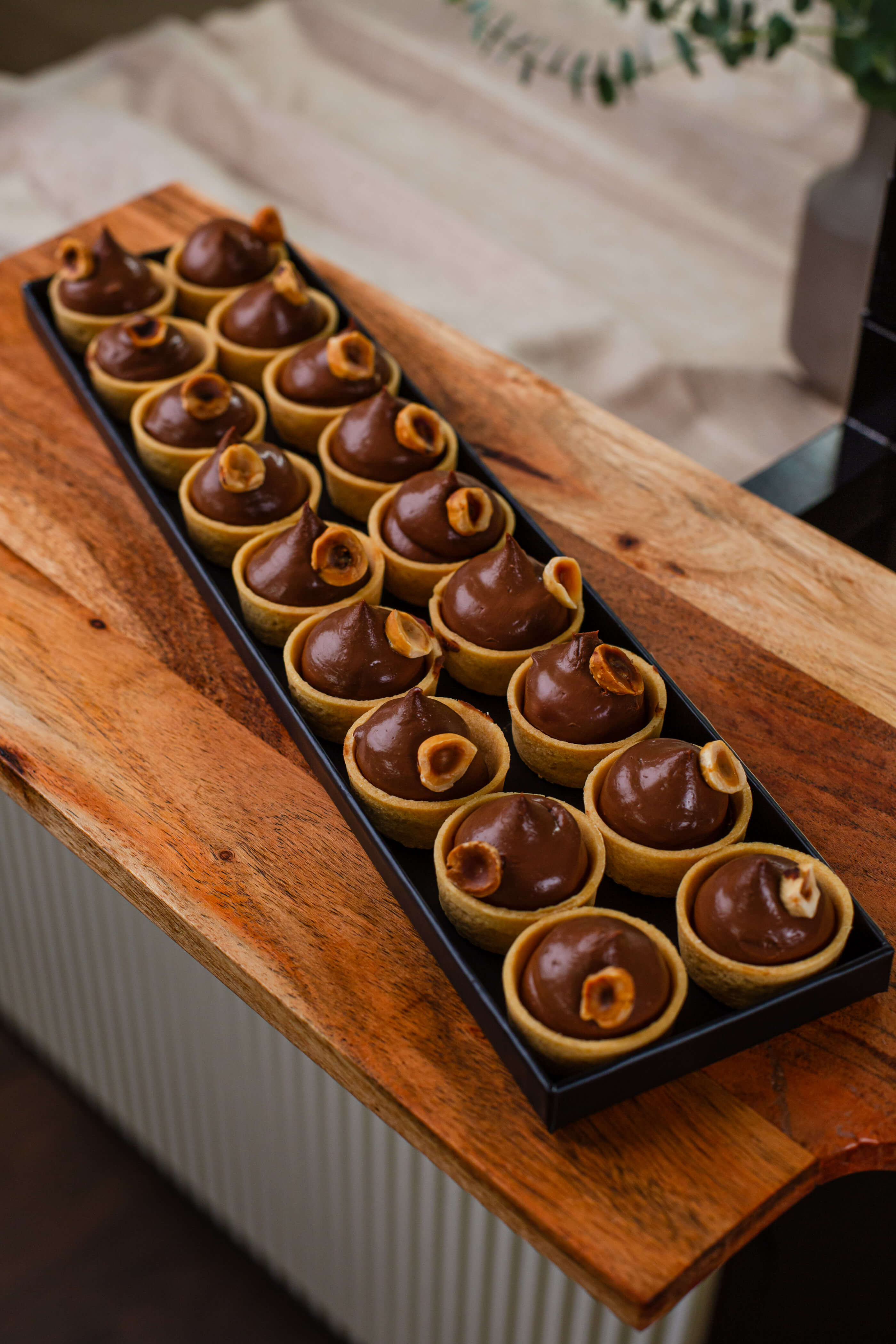 Mini Tartelettes Chocolat et Praliné Noisette