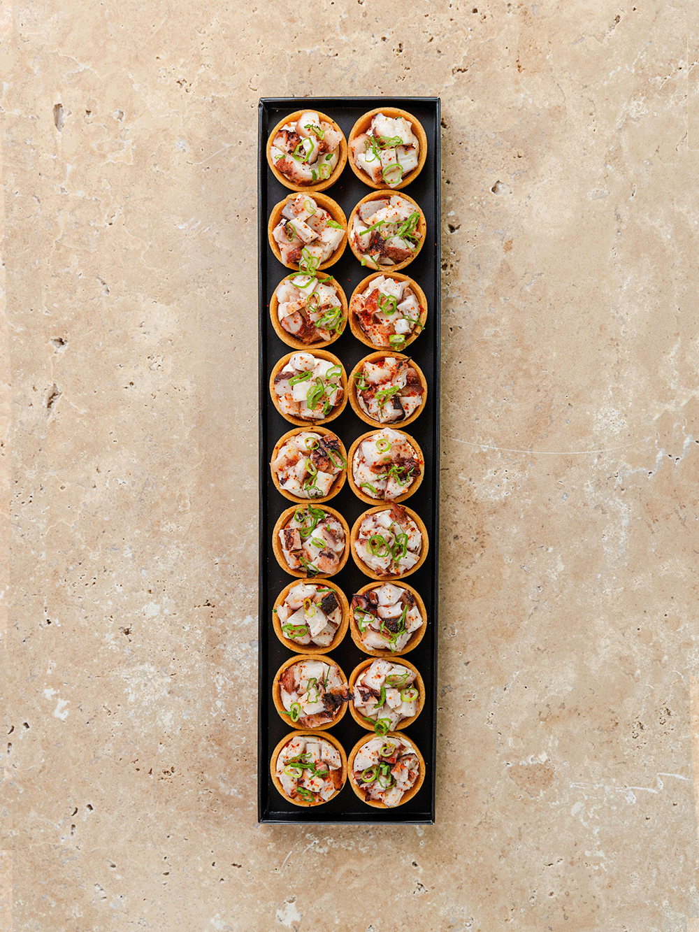 Mini Tartelettes Polpo Citron Confit
