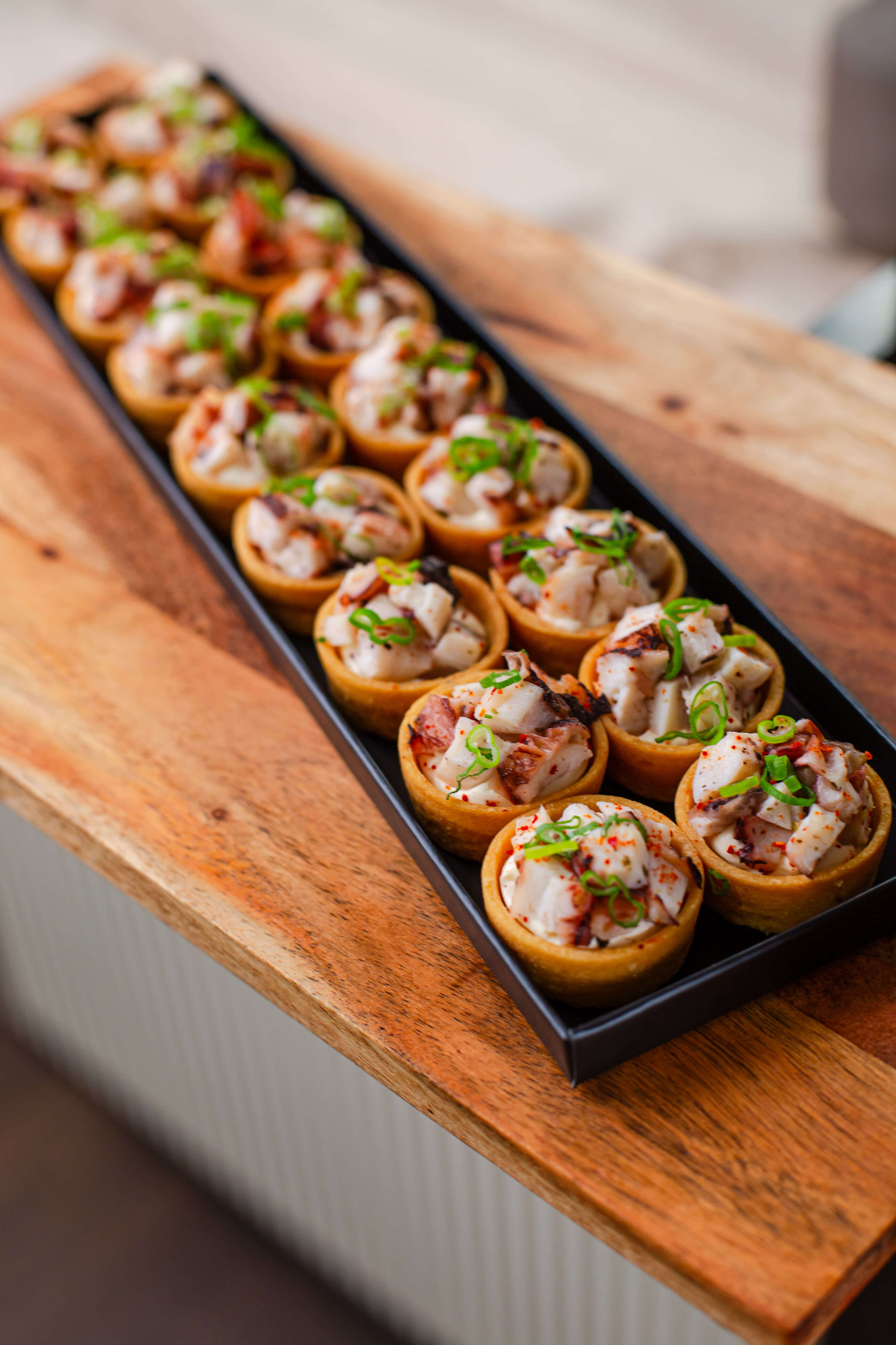 Mini Tartelettes Polpo Citron Confit