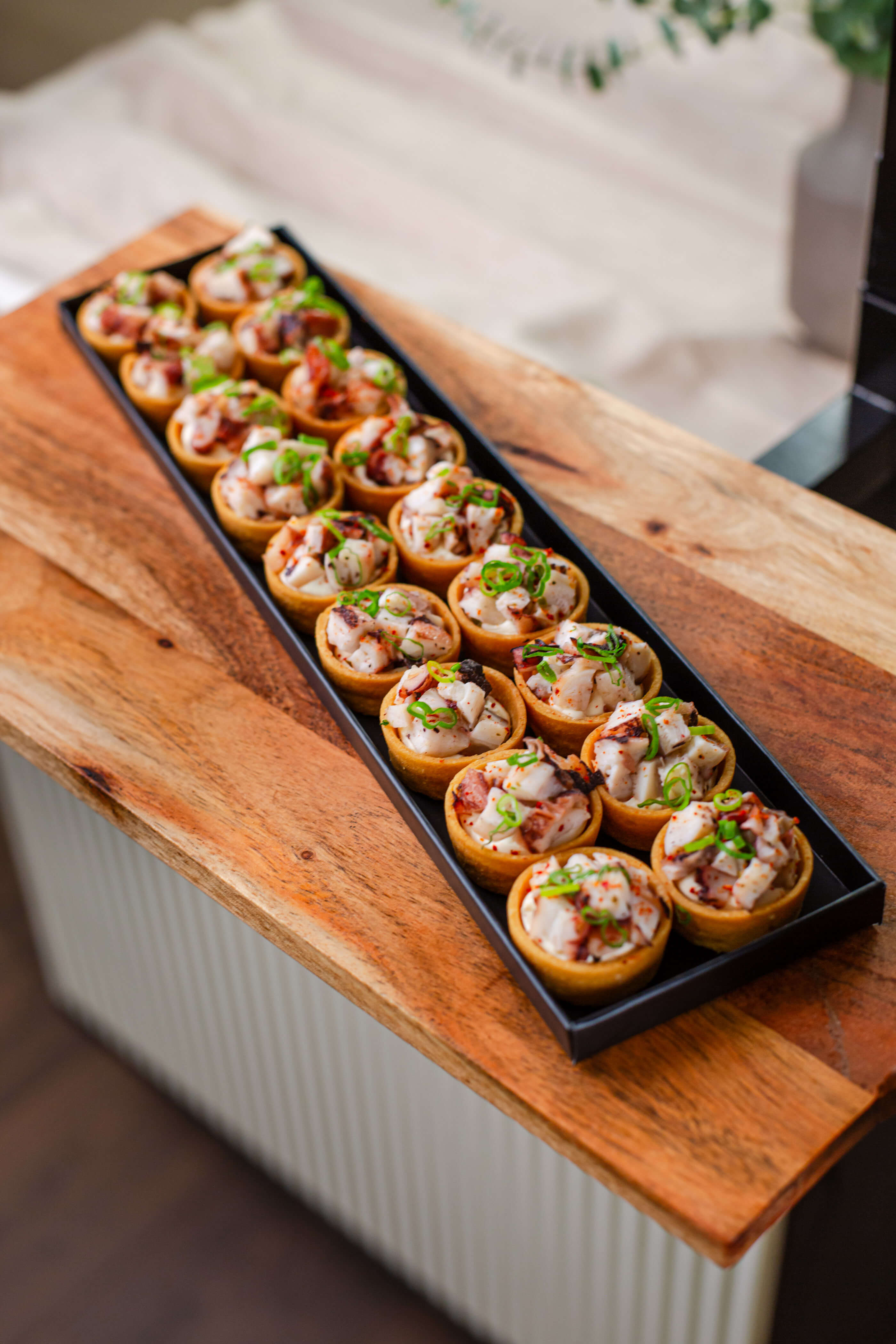 Mini Tartelettes Polpo Citron Confit