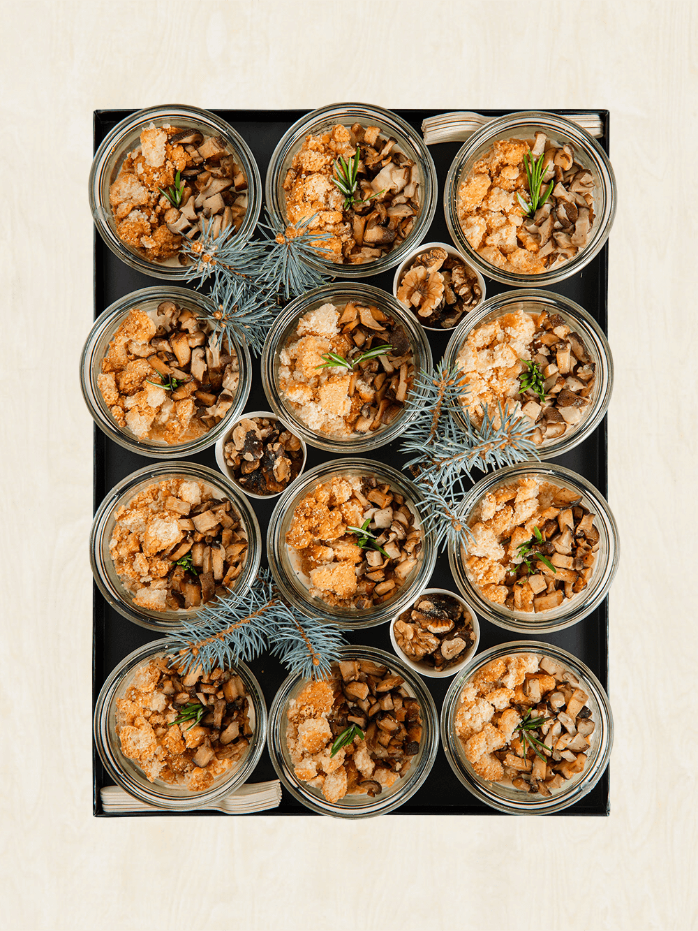 Panna cotta Shiitake Cantal 🌱