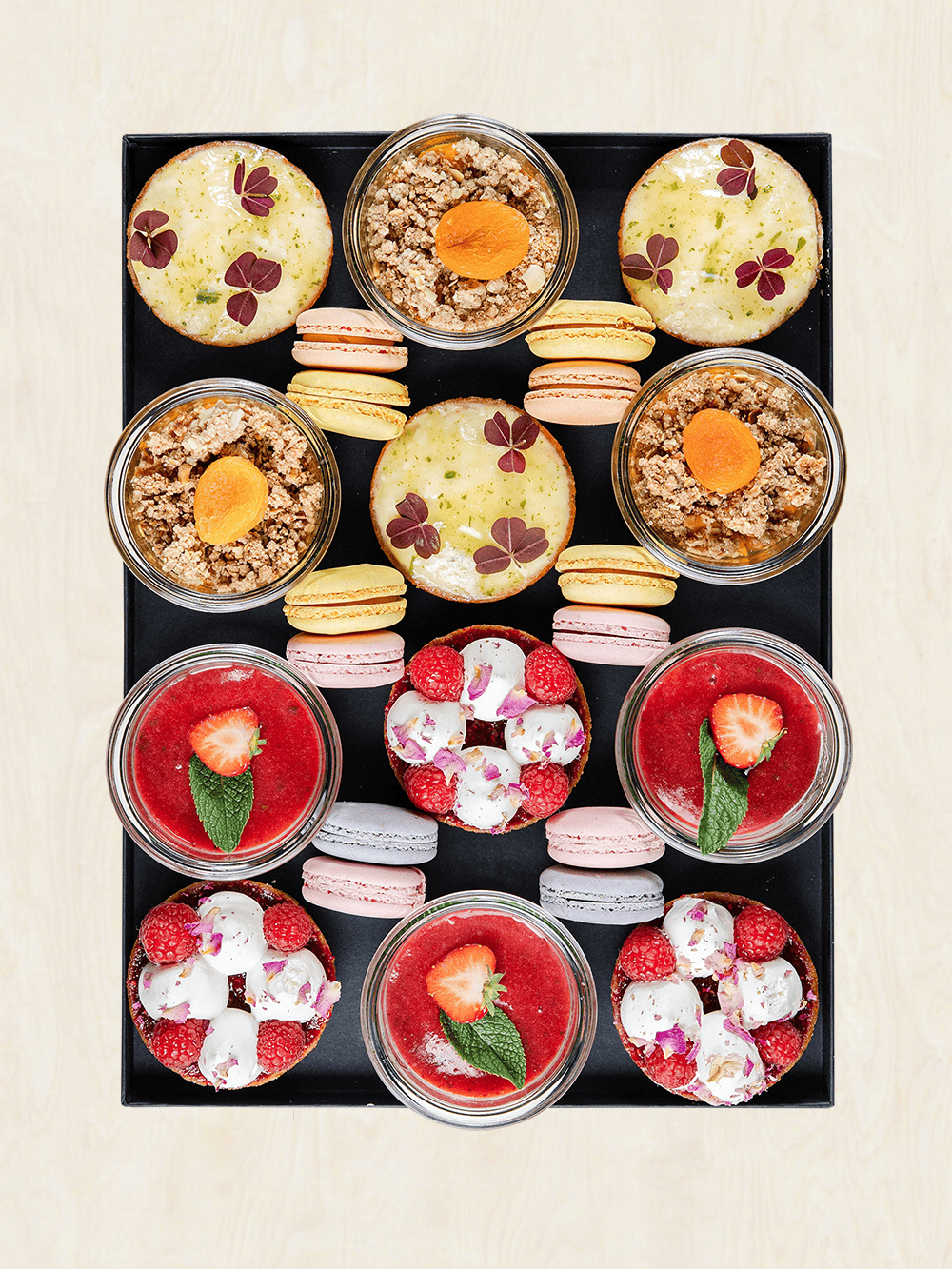 Plateau de Pâtisseries aux Fruits (pour 12)