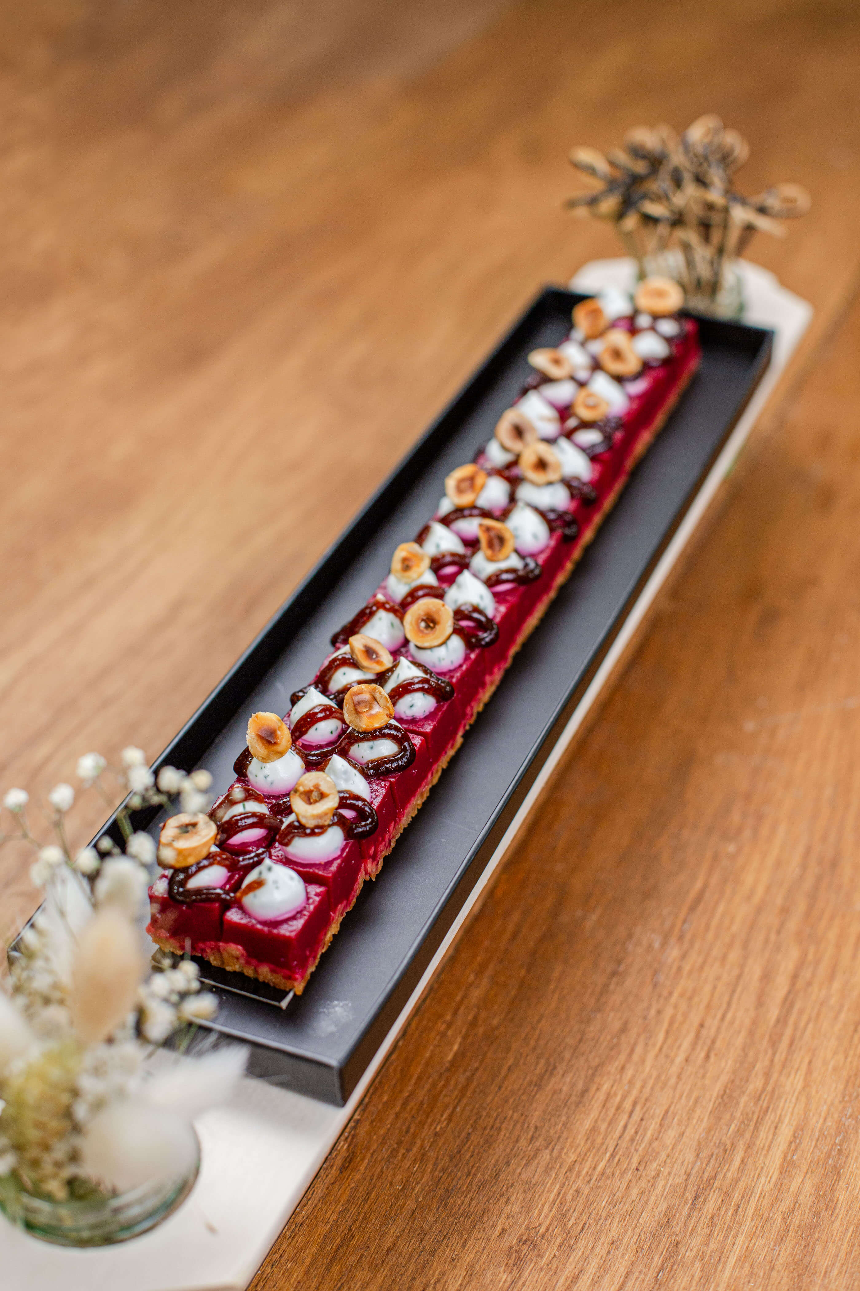 Bouchées Betterave Chèvre Balsamique