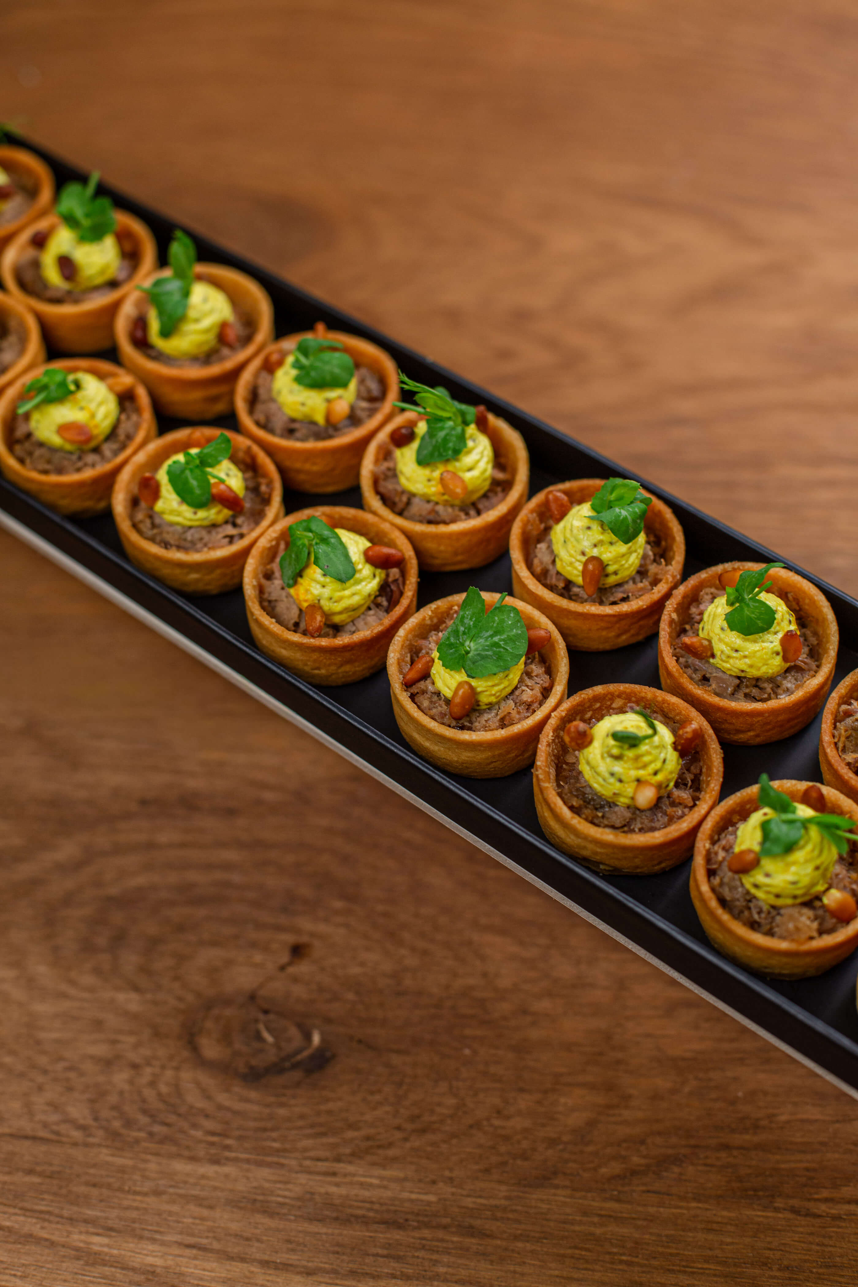 Mini tartelettes Canard Moutarde à l’ancienne
