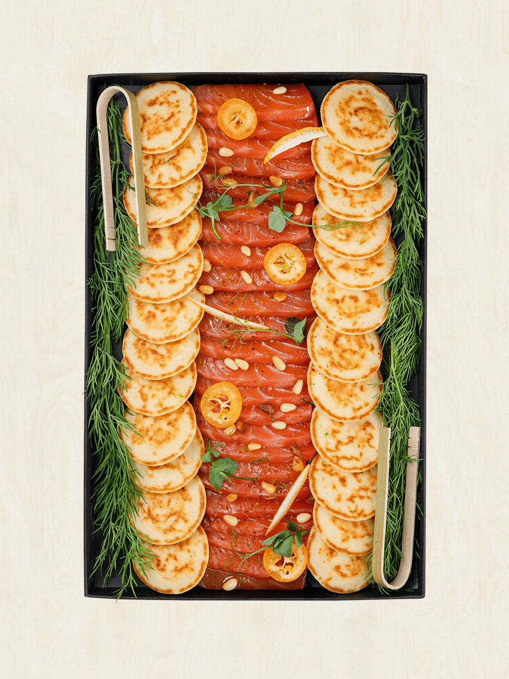 Plateau de Saumon gravlax