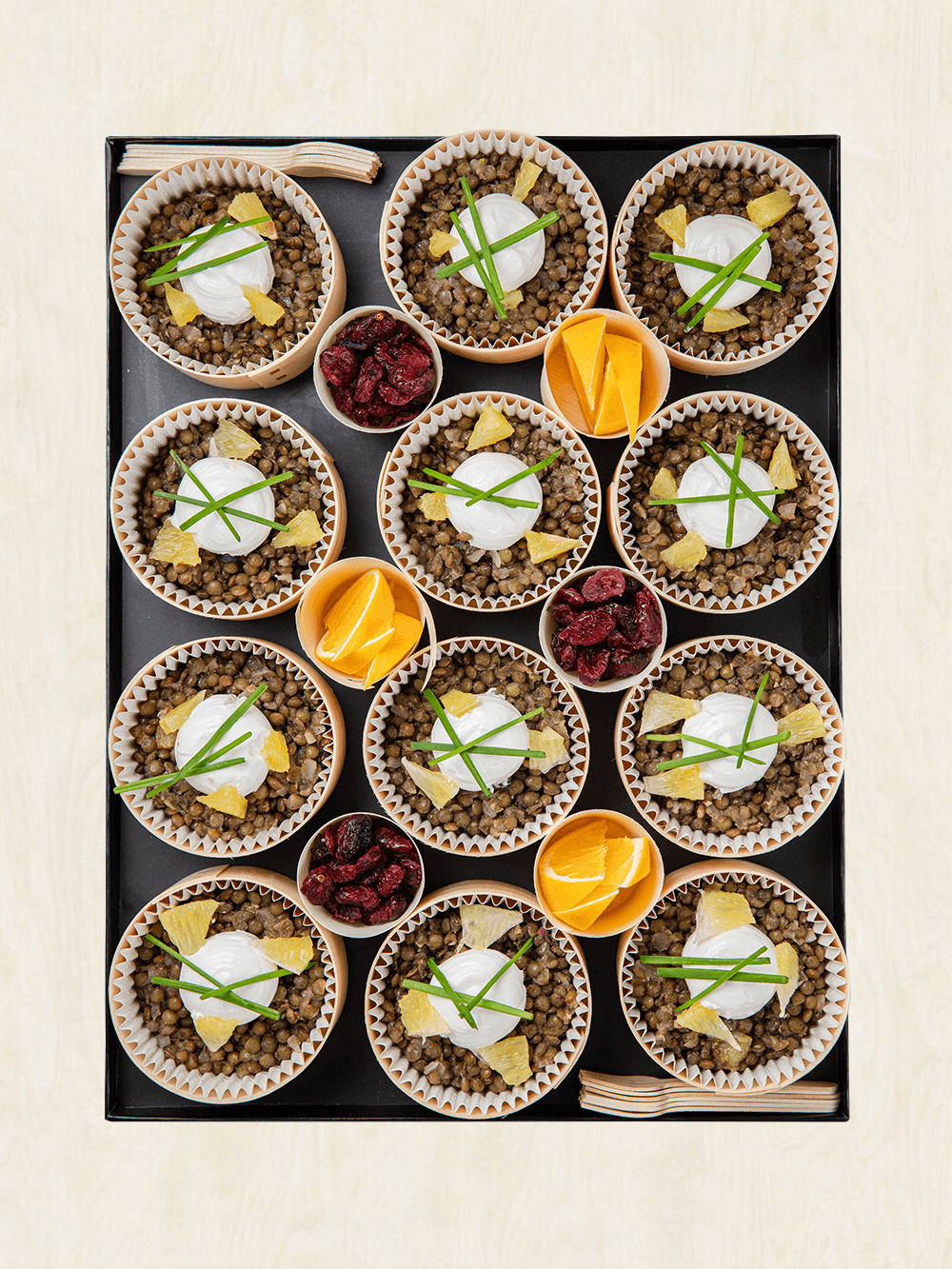 Bowl Lentilles Haddock Agrumes
