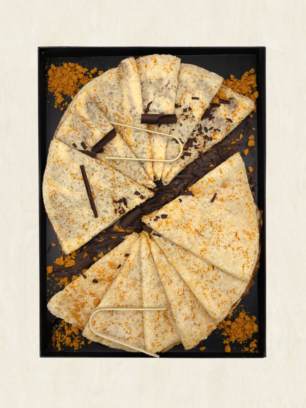 Plateau de Crêpes Chocolat Caramel