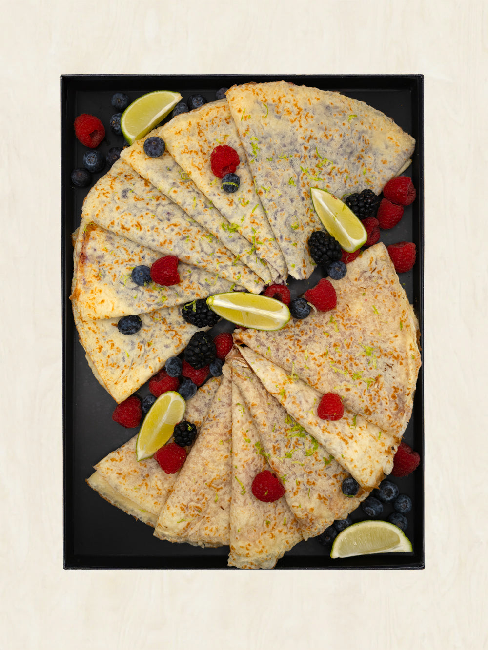 Plateau de Crêpes Fruits Rouges