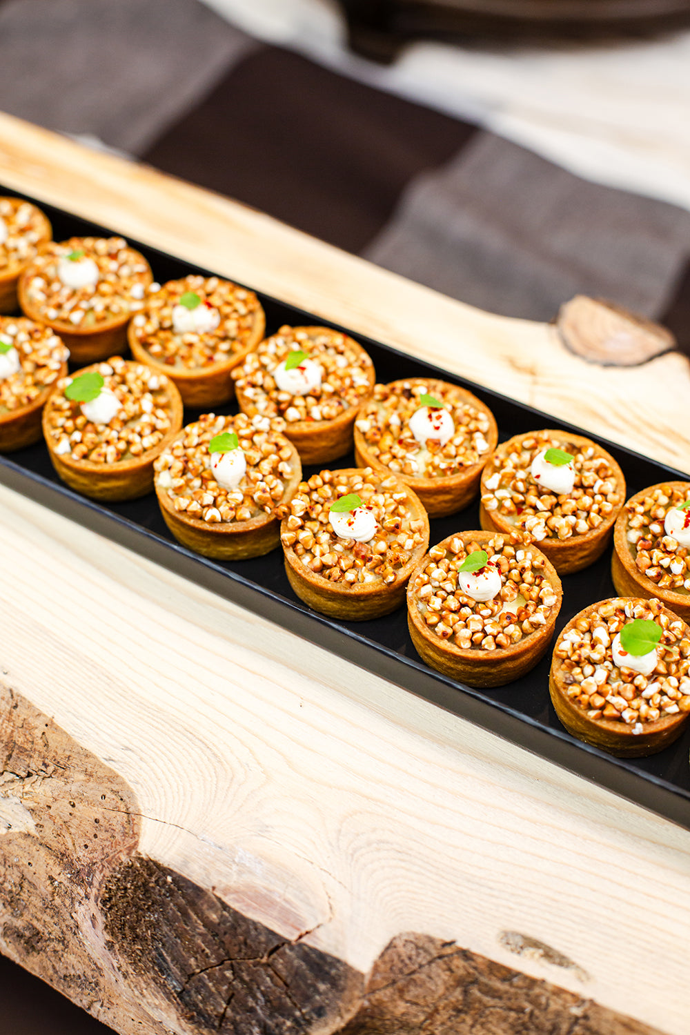 Mini tartelettes Chèvre Sarrasin 🌱