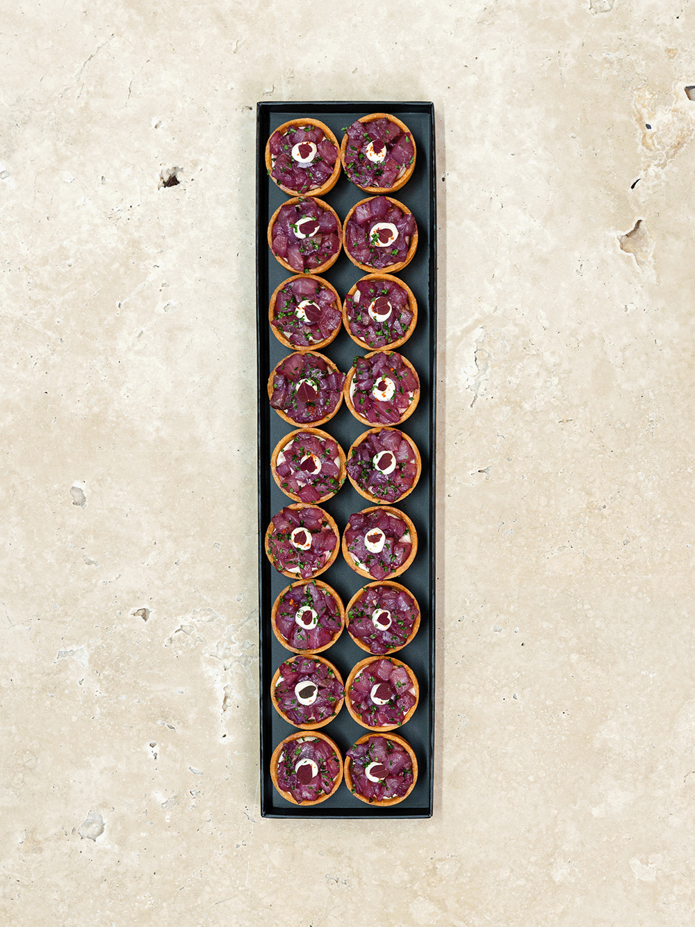 Mini tartelettes Dorade Myrtilles