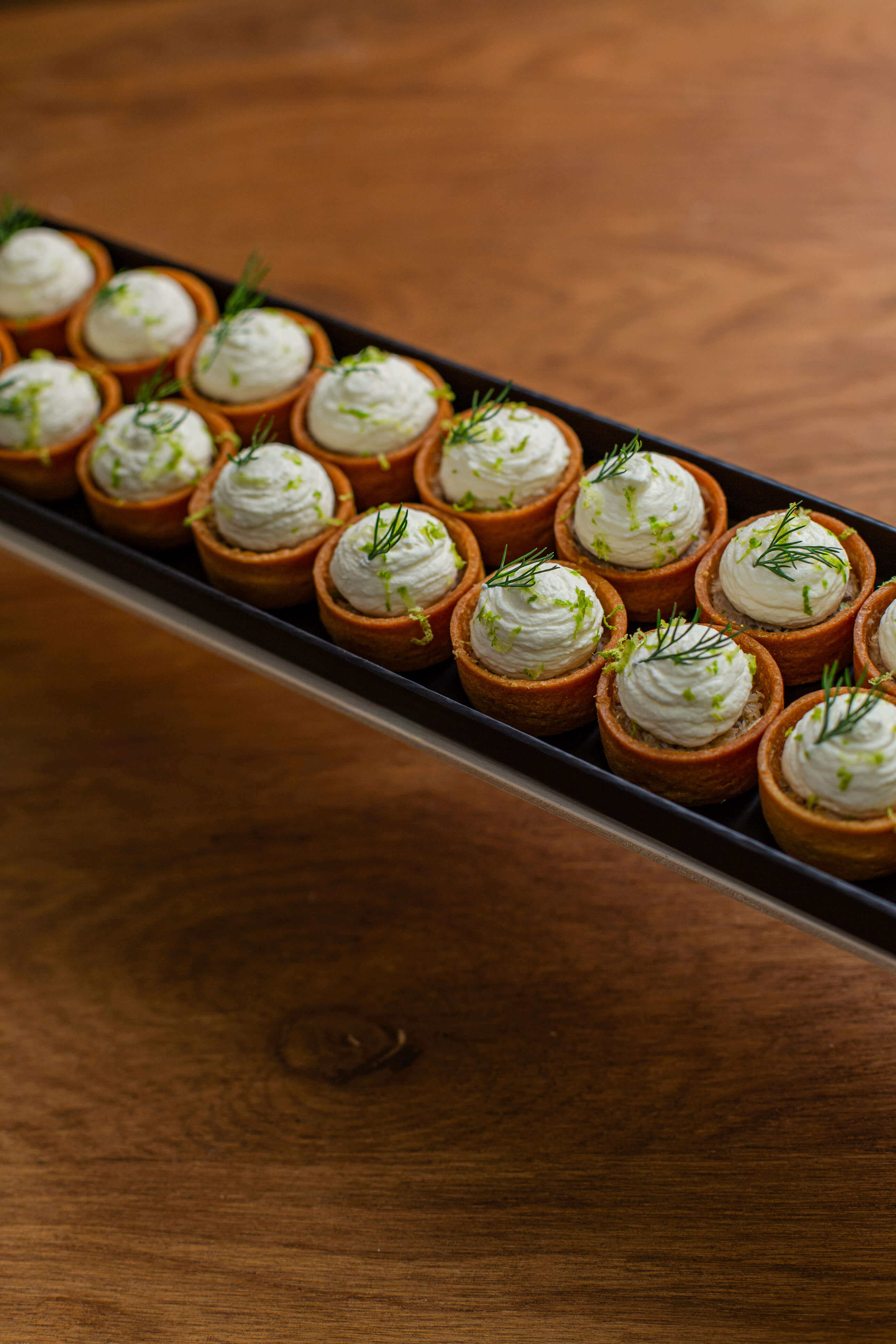 Mini tartelettes Shiitake Sésame noir 🌱