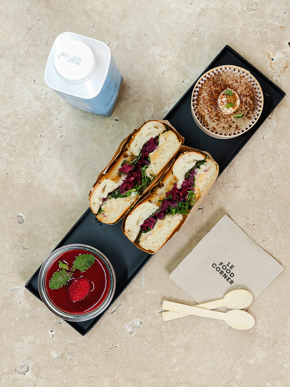 Plateau-Repas Bagel Végétal