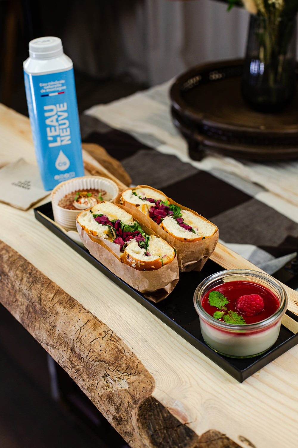 Plateau-Repas Bagel Végétal