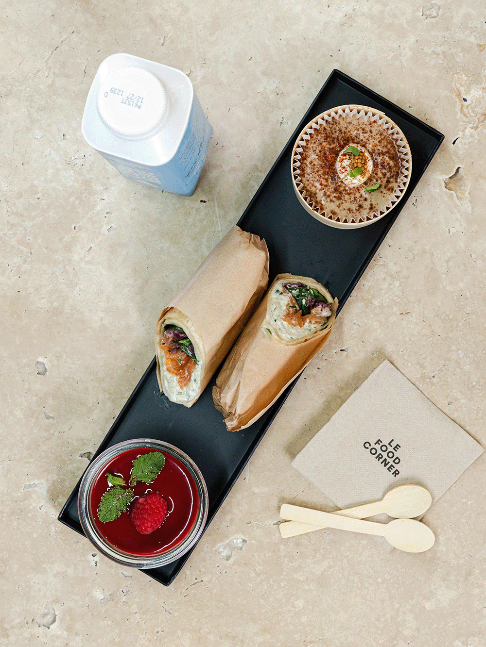 Plateau repas Wrap Truite